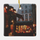 Kerstmarkt in Stockholm Keramisch Ornament (Voorkant)