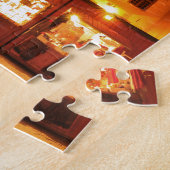 Kerstmarkt in Stockholm, Zweden Legpuzzel (Zijkant)