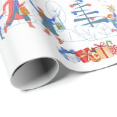 Kerstmarkt inpakpapier (Rol Hoek)