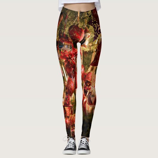 kerstmarkt leggings (Voorkant)