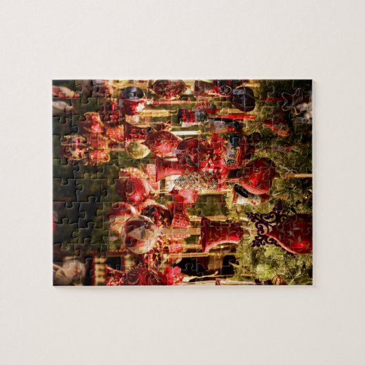 kerstmarkt legpuzzel (Horizontaal)