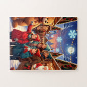 Kerstmarkt Magie Legpuzzel (Horizontaal)