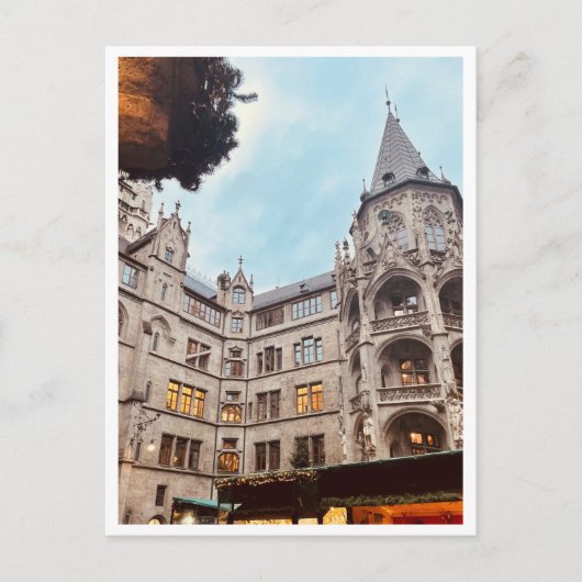 Kerstmarkt München, Briefkaart Duitsland (Voorkant)