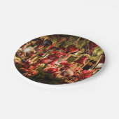 kerstmarkt papieren bordje (Gekanteld)