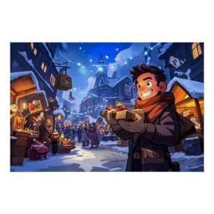 kerstmarkt perfect poster
