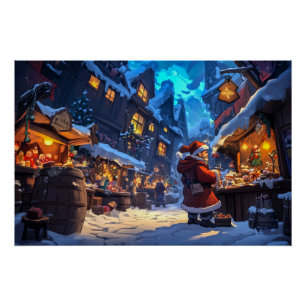kerstmarkt perfect poster
