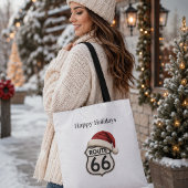 Kerstmarkt Run met Sint op Motorfiets Tote Bag