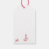 Kerstmarkt Straatsburg, Frankrijk Cadeaulabel (Achterkant)
