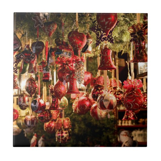 kerstmarkt tegeltje (Voorkant)