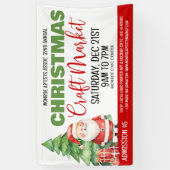 Kerstmarkt voor ambachtelijke producten spandoek (Verticaal)