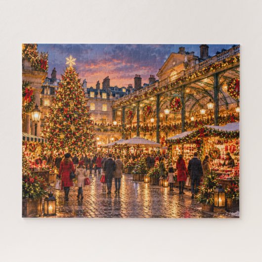 Kerstmarkt Wonderland Legpuzzel (Horizontaal)