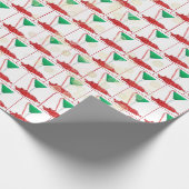 KerstMartini met Ribbons Cadeaupapier (Hoek)