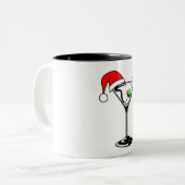 KerstMartini Tweekleurige Koffiemok (Voorkant links)