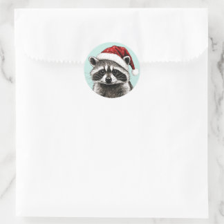 KERSTMASKER MET SANTA HOED STICKERS