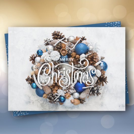 kerstmat feestdagenkaart