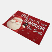 Kerstmat – Feestelijke Kerst Begrüting Mat (Schuin)