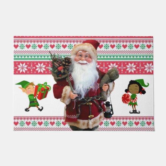 Kerstmat, Kerstman Deurmat (Voorkant)