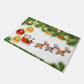 Kerstmat, Kerstman Deurmat (Schuin)