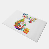 Kerstmat, Kerstman Deurmat (Schuin)