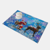 Kerstmat, Kerstman Deurmat (Schuin)