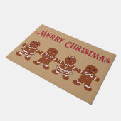 Kerstmat met peperkoekjes deurmat (Schuin)