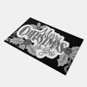 Kerstmat, Prettig Kerstfeest Deurmat (Schuin)