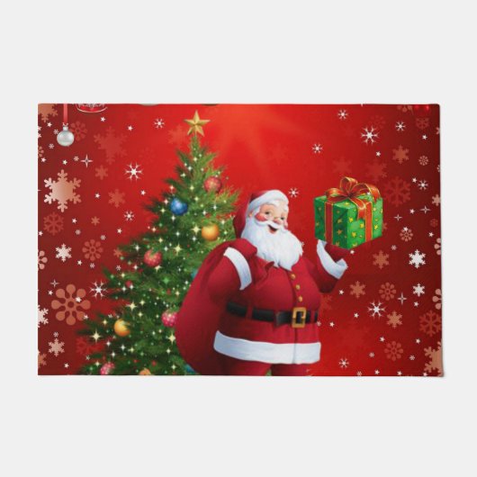 Kerstmat, Sinterklaas Deurmat (Voorkant)