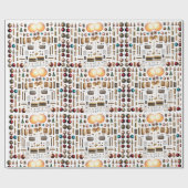 kerstmatpapier cadeaupapier (Vlak)