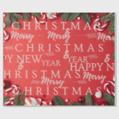 kerstmatpapier cadeaupapier (Vlak)