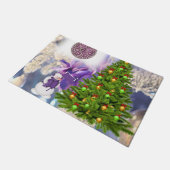 Kerstmats, Sneeuwman Deurmat (Schuin)