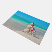 Kerstmats, Sneeuwman Deurmat (Schuin)