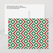 Kerstmeander Feestdagenkaart (Voorkant / Achterkant)