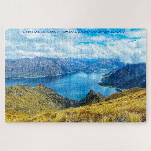 Kerstmeer Wanaka Otago Nieuw-Zeeland Jigzaag Puz Legpuzzel (Horizontaal)