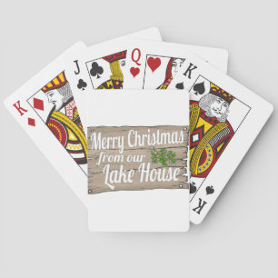 kerstmeerhuis speelkaarten
