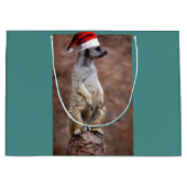 Kerstmeerkat Groot Cadeauzakje (Voorkant)