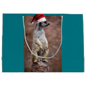 Kerstmeerkat Groot Cadeauzakje (Achterkant)