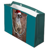 Kerstmeerkat Groot Cadeauzakje (Achterkant Gekanteld)