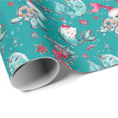 Kerstmeermin & Vrienden Cadeaupapier (Rol Hoek)