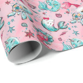 Kerstmeermin & Vrienden Cadeaupapier (Rol Hoek)