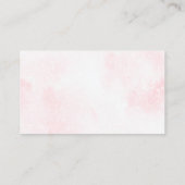 kerstmeisje Baby shower Diaper Raffle Ticket Informatiekaartje (Achterkant)