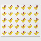 Kerstmeisje Cadeaupapier (Vlak)