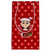 kerstmeisje cartoon kleine cadeautas (Voorkant)