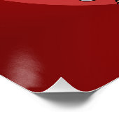 kerstmeisje cartoon poster (Hoek)