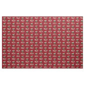 Kerstmeisje cartoon stof (Fat Quarter)