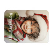 Kerstmeisje Custom 10 van 25 Magneet (Horizontaal)