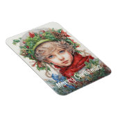 Kerstmeisje Custom 11 van 25 Magneet (Rechterzijde)