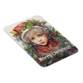 Kerstmeisje Custom 13 van 25 Magneet (Rechterzijde)