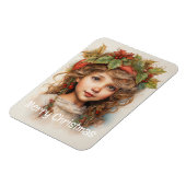Kerstmeisje Custom 15 van 25 Magneet (Linkerzijde)