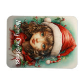 Kerstmeisje Custom 1 van 25 Magneet (Horizontaal)