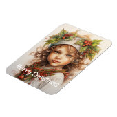 Kerstmeisje Custom 23 van 25 Magneet (Linkerzijde)